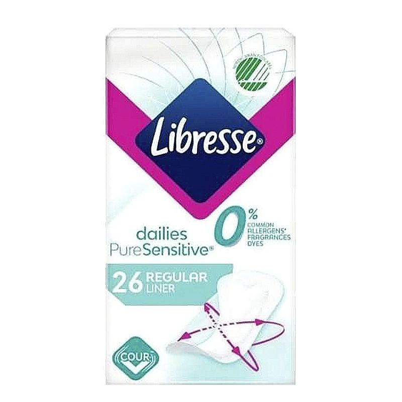 Щоденні прокладки Libresse Pure Senserive Normal 26 шт thumbnail popup