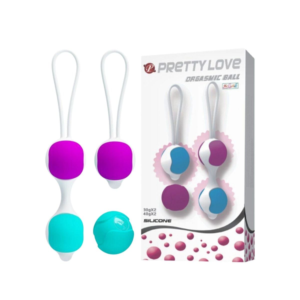 Кульки вагінальні Pretty Love BI-014265 Kegel/Dagasmic ball, (74) - 30834 thumbnail popup