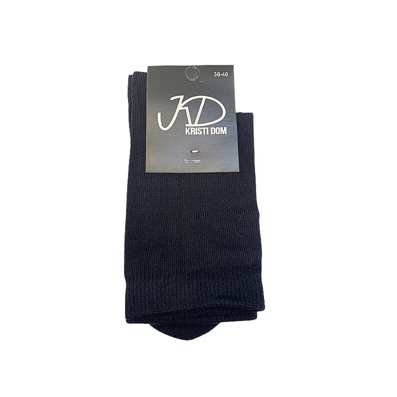 Шкарпетки KristiDom чоловічі стрейчеві, чорні, класичні р. 36-40 (832209) thumbnail popup