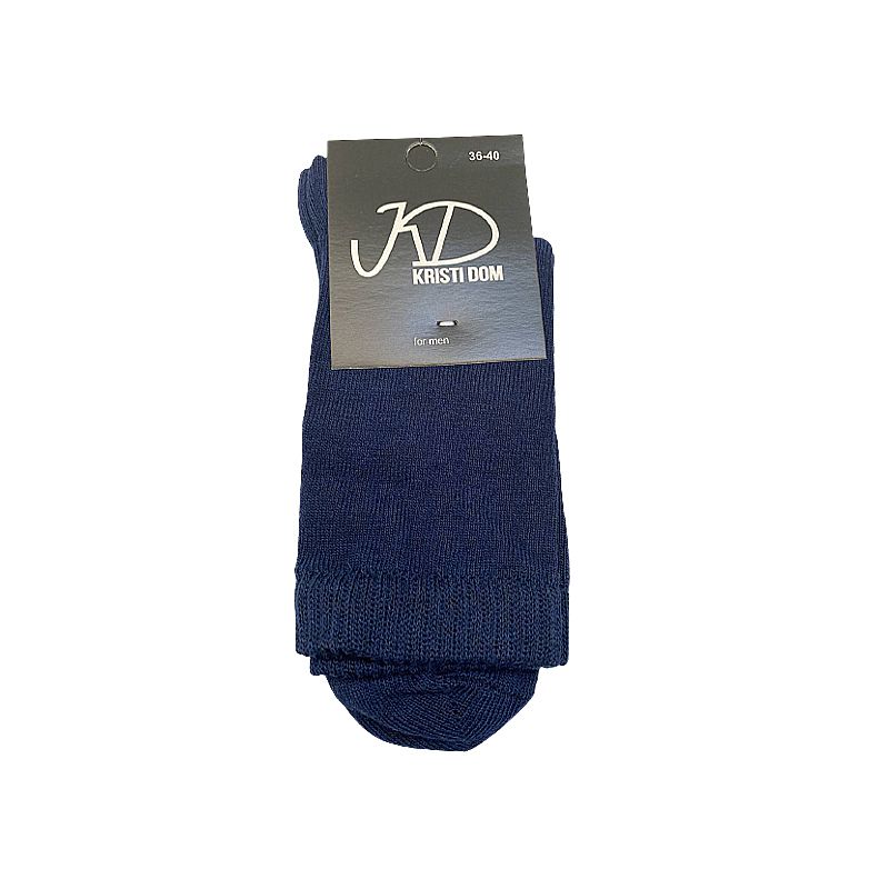 Шкарпетки KristiDom чоловічі стрейчеві класичні, сині р. 36-40 (832353) thumbnail popup