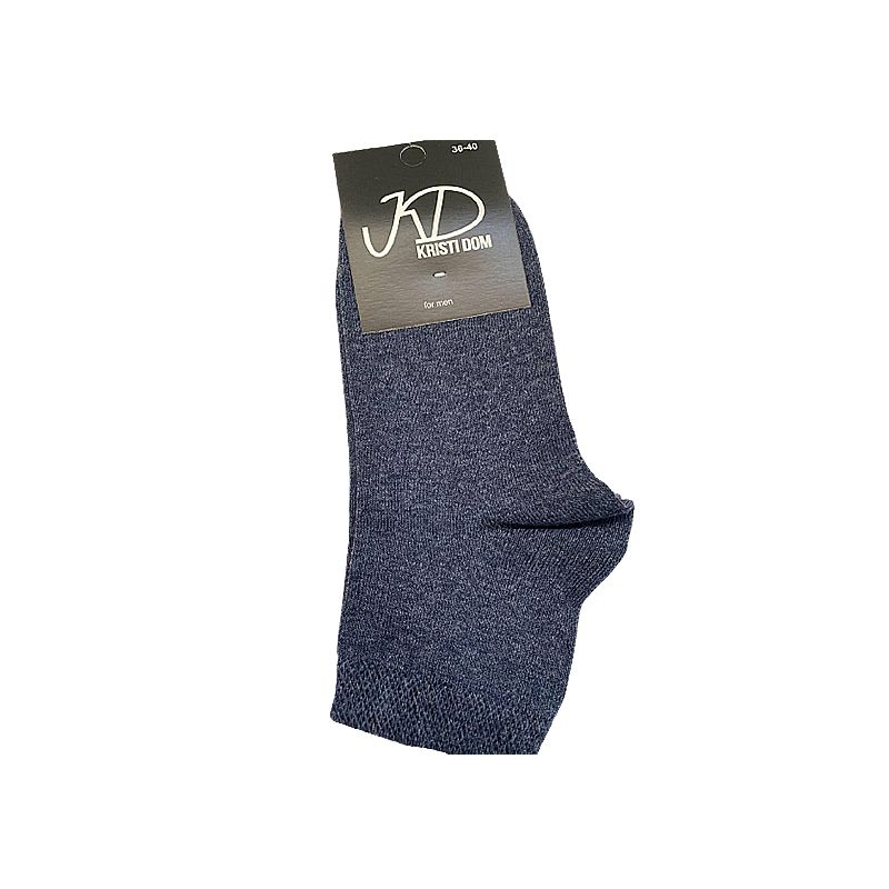 Шкарпетки KristiDom чоловічі стрейчеві, середні сині р. 36-40 (832315) thumbnail popup