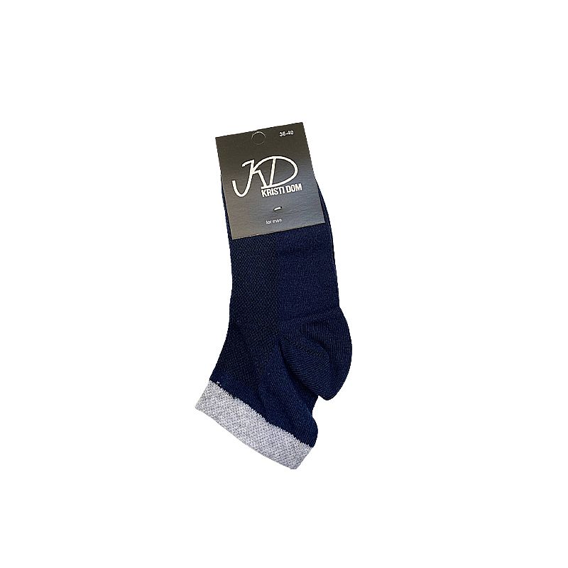 Шкарпетки KristiDom чоловічі стрейчові "сітка" класичні, чорні  р. 36-40 (590434) thumbnail popup