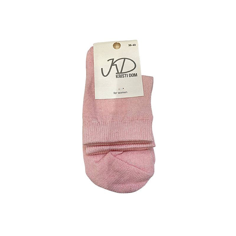 Шкарпетки KristiDom жіночі стрейчиві "сітка" рожеві р. 36-40 (832629) thumbnail popup