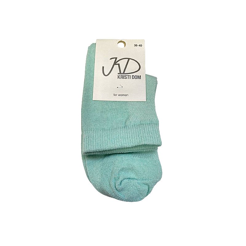 Шкарпетки KristiDom жіночі стрейчиві "сітка" бірюзові р. 36-40 (833770) thumbnail popup