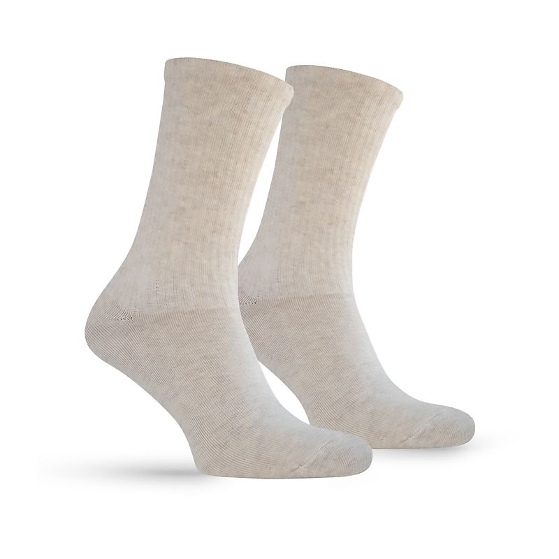 Шкарпетки Premier Socks унісекс молочний меланж на високій резинці, р.36-39 thumbnail popup