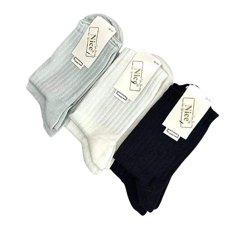 Шкарпетки жіночі оптом, високі махрова стопа Nice, 6 пар, р.36-41 (170901) thumbnail popup