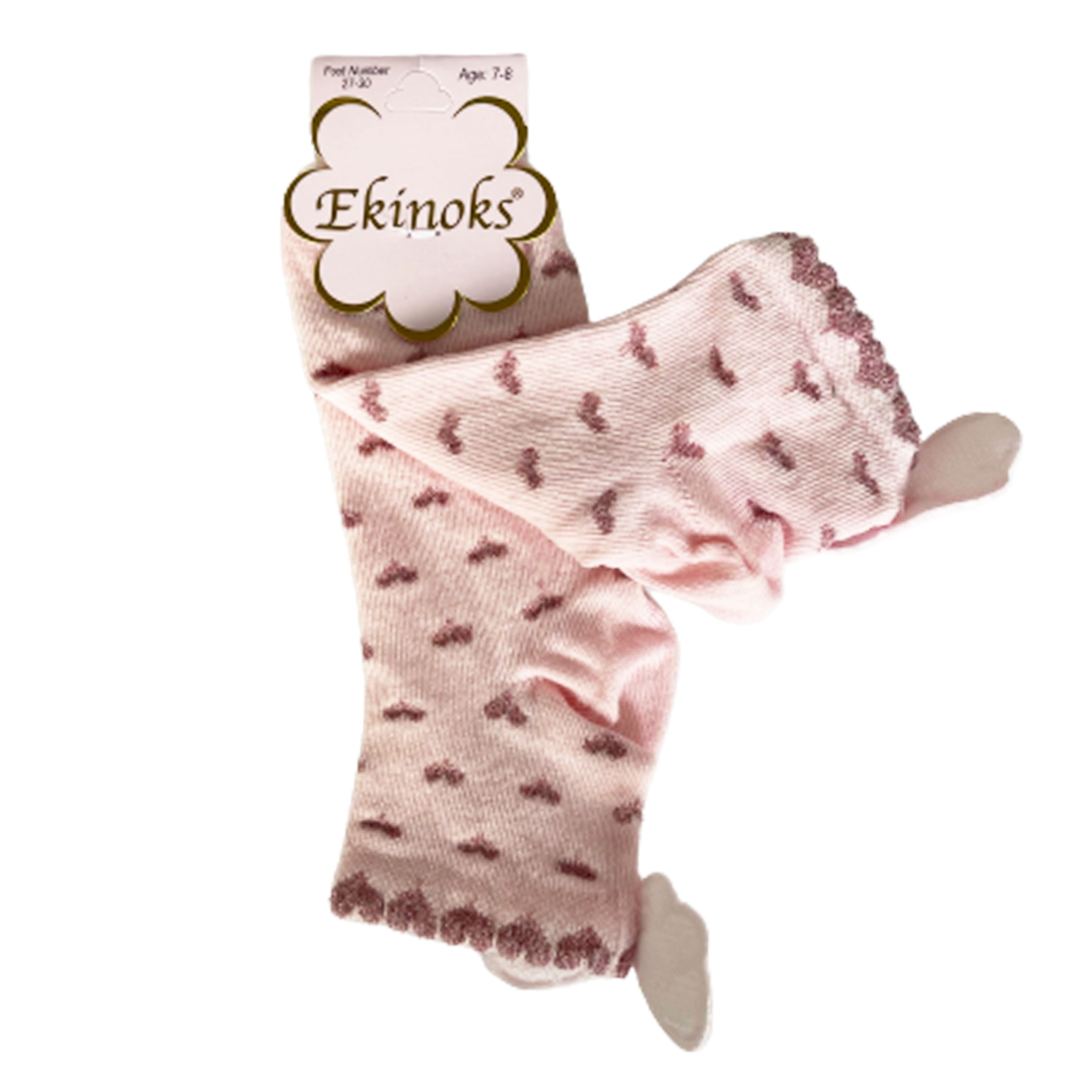 Шкарпетки Ekinoks Золоті серця, для дівчаток, рожеві, 27-30 р. (814038) - 25464 thumbnail popup