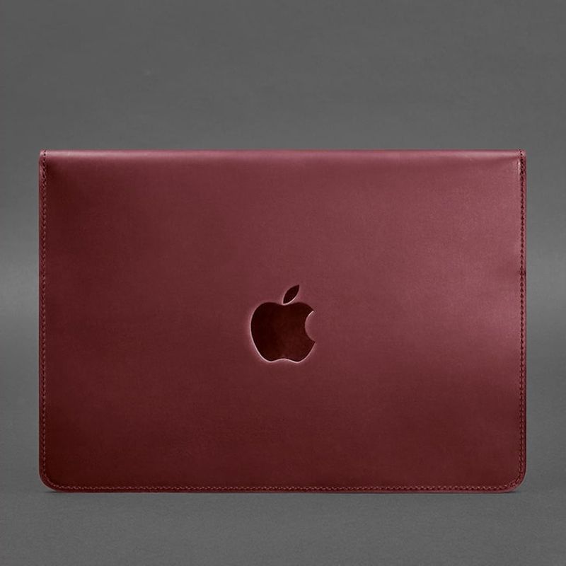 Шкіряний чохол-конверт на магнітах для MacBook thumbnail popup