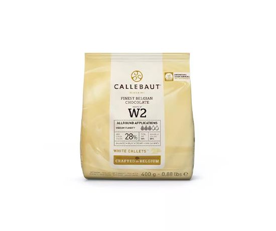 Шоколад Бельгийский Callebaut белый, каллеты 0,4кг W2 (60002740)