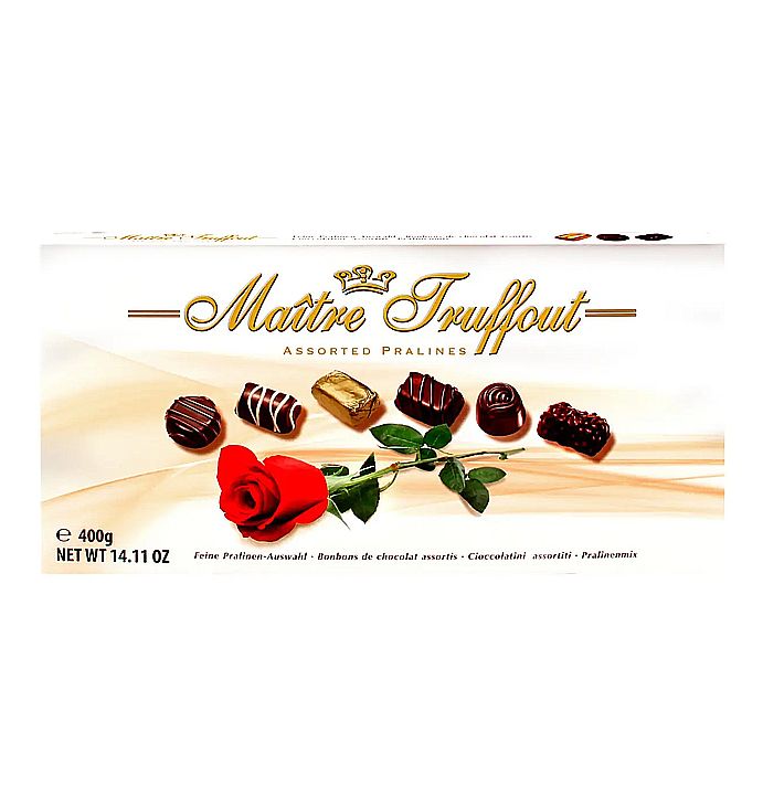 Шоколадні цукерки у коробці Maitre Truffout Pralines, 400 г, Австрія thumbnail popup