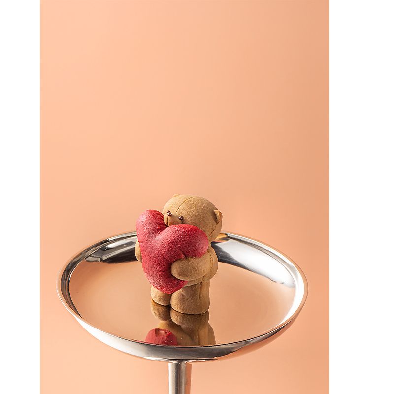 Шоколадний Ведмедик з серденьком Healthy Choice, без цукру, 150 г. thumbnail popup
