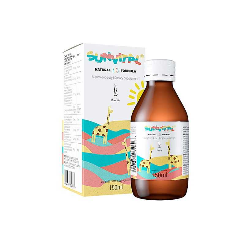 Сироп SunVital Natural KIDS Formula, 150мл thumbnail popup