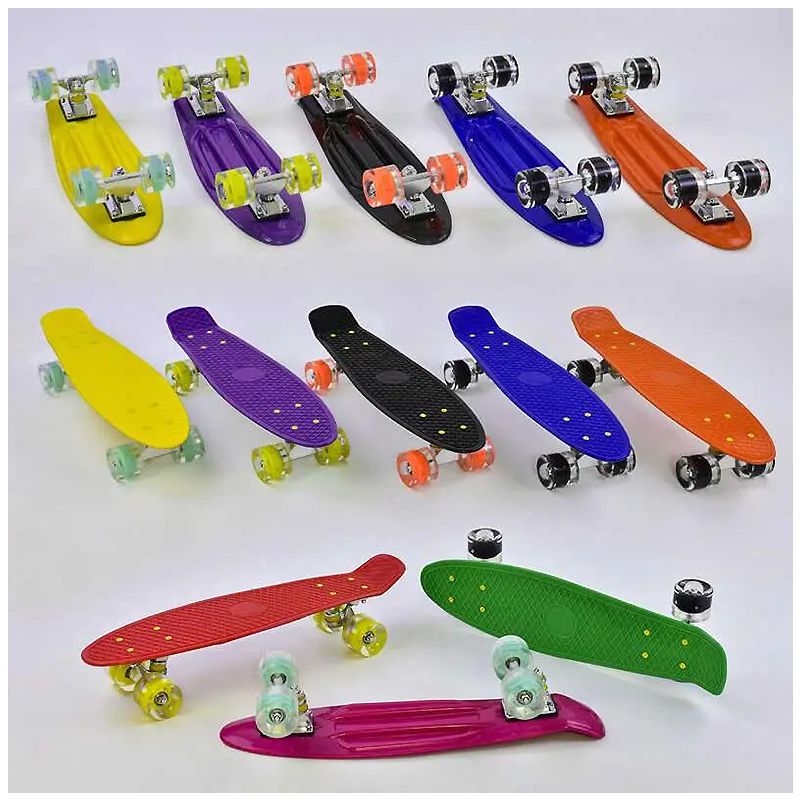 Скейт Пені борд Best Board, колеса світяться, дошка=55sм, колеса PU d=6см (767661) thumbnail popup