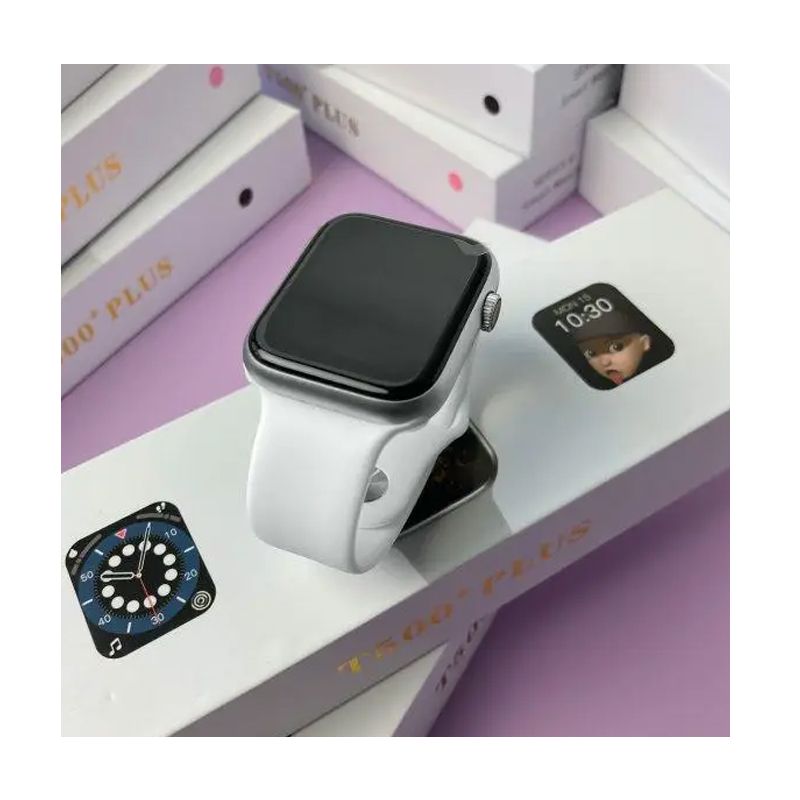 Смарт годинник Smart watch 6 series, 44мм, Т500 Plus (Т500 White) thumbnail popup