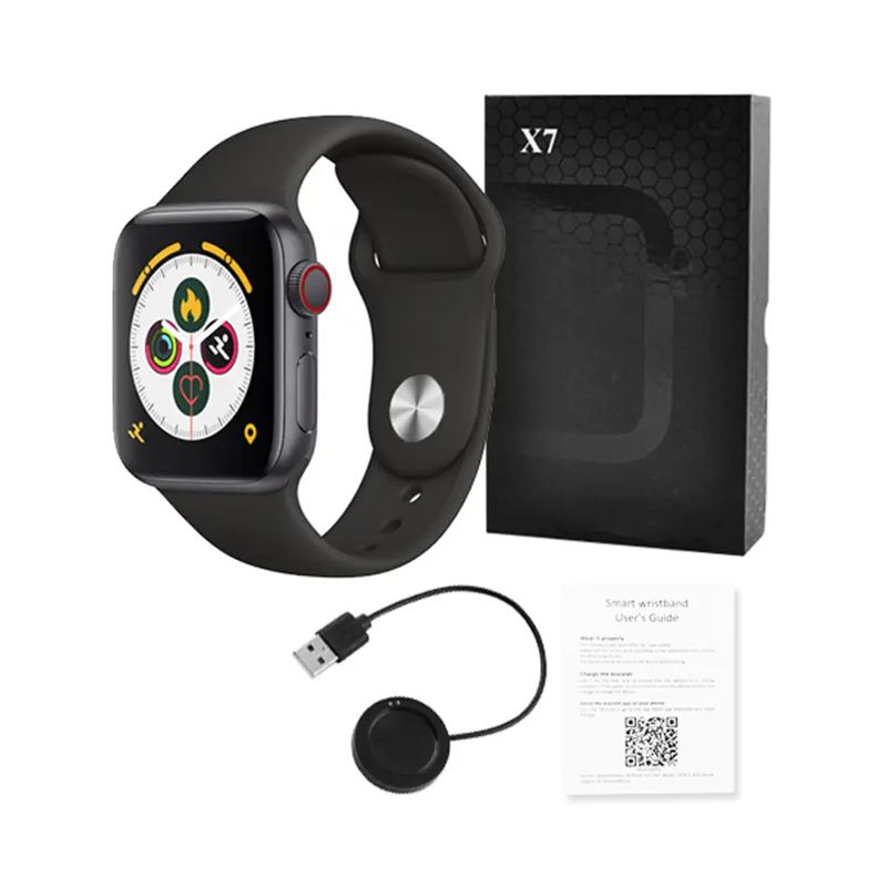 Смарт годинник Smart Watch X7 з тонометром, чорний (X7 Black) thumbnail popup