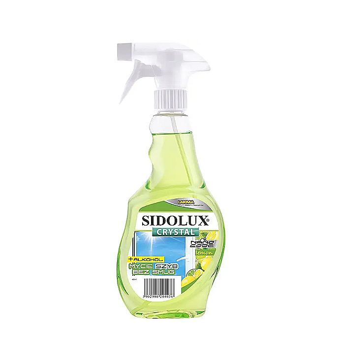 Спрей для миття вікон Sidolux Crystal Lemon 500 мл (16838) thumbnail popup