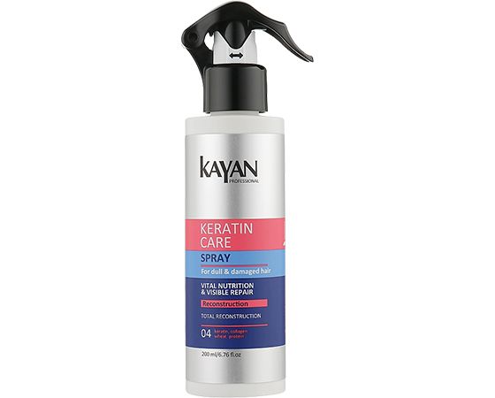 Спрей KAYAN Keratin care, для пошкодженого і тьмяного волосся, 200 мл (407171) thumbnail popup