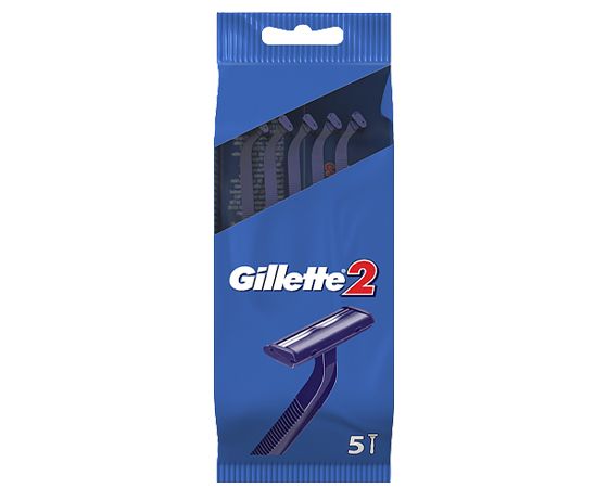 Станки  для гоління Gillette 2, одноразові, 5шт. thumbnail popup
