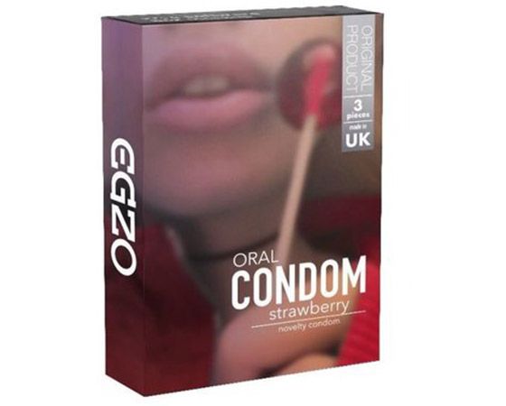 Оральні презервативи EGZO Strawberry (Полуниця) (461133) thumbnail popup