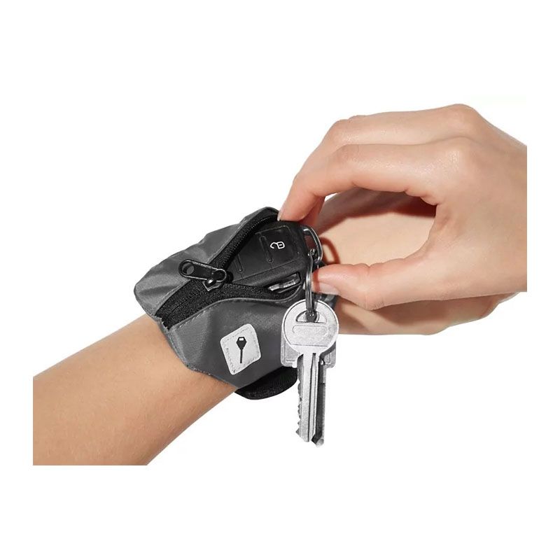 Сумка, чохол для ключів на липучці на руку для бігу Crivit сірий (IAN278802-1 grey) thumbnail popup