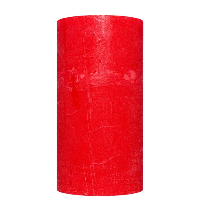 Свічка Рустік Циліндр (7 х 13 см) червоний thumbnail popup