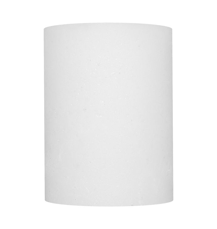 Свічка Рустік Циліндр (7 х 9 см) білий thumbnail popup