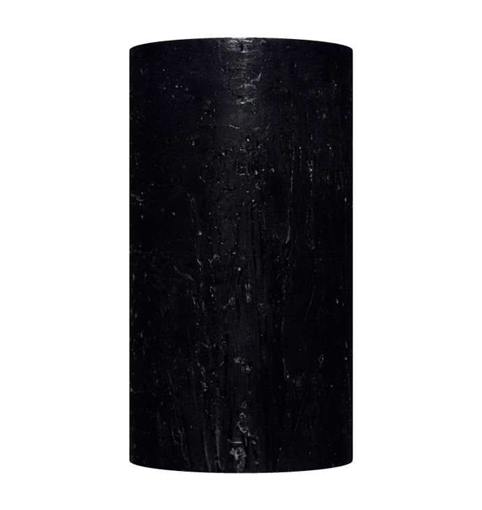 Свічка Рустік Циліндр чорний (5,5 х 10 см, 20 год) thumbnail popup