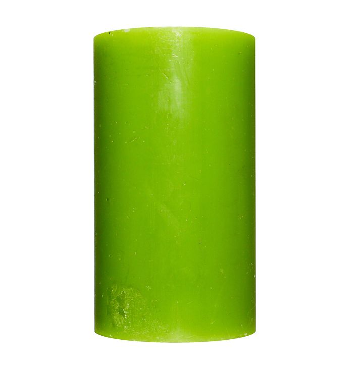 Свічка Рустік Циліндр темно-тепло зелений (5,5 х 10 см, 20 год) thumbnail popup