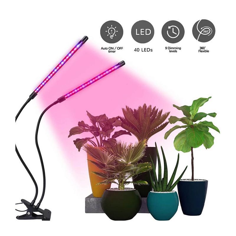 Світлодіодна лампа Wi-Grain для рослин. Фітолампа з таймером, 2 гілки
 thumbnail popup