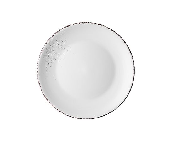 Тарілка обідня Ardesto Lucca 26 см, Winter white кераміка (AR2926WMC)
 thumbnail popup