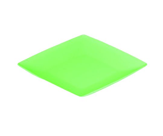 Тарілка пластикова квадратна 19х19х2 см (М-631)
 thumbnail popup