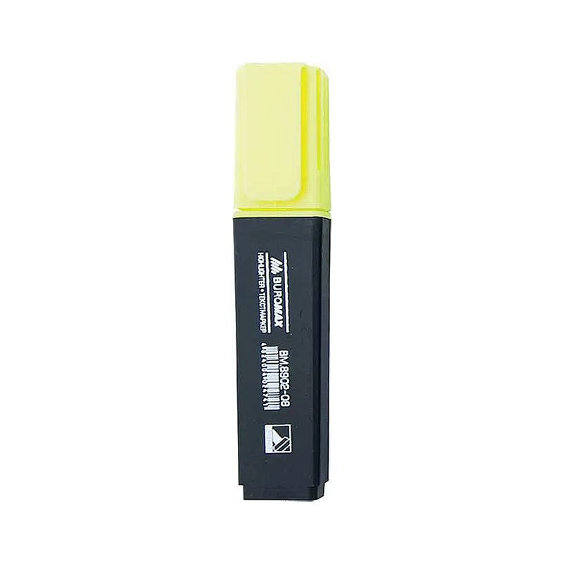 Текст-маркер, JOBMAX., жовтий 12 шт в упаковці (BM.8902-08) thumbnail popup