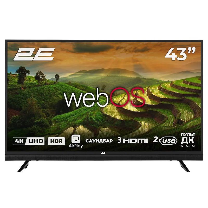 Телевізор 2E 43A06LW (2E-43A06LW) WebOS thumbnail popup
