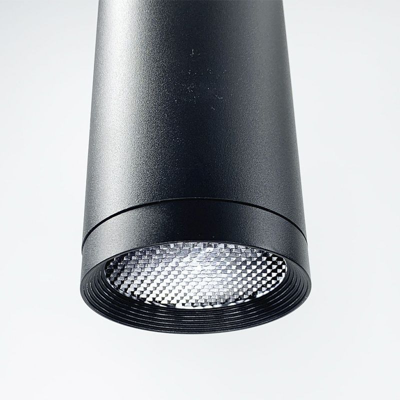 Точковий підвісний світильник у чорному корпусі thumbnail popup