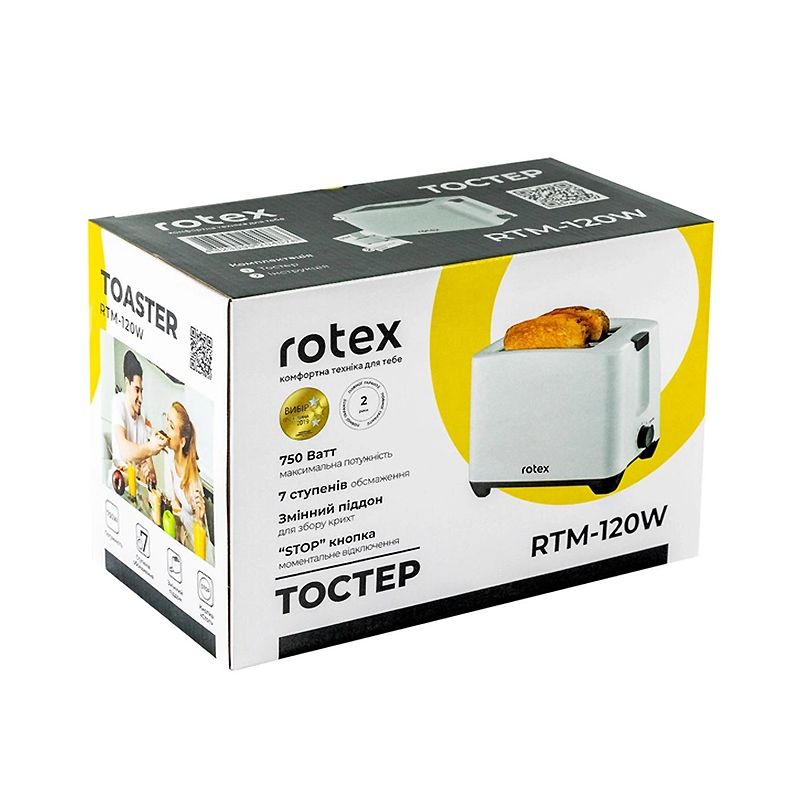 Тостер Rotex RTM120-W - 150505 thumbnail popup