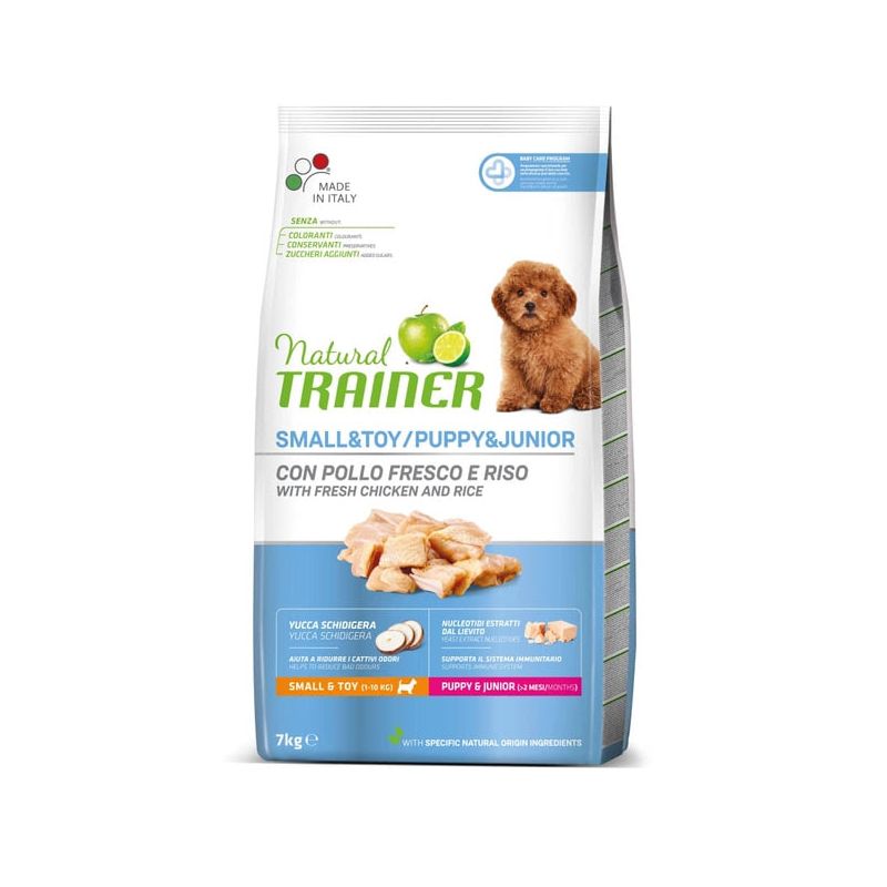 Трейнер Natural Super Premium Puppy&Junior Mini для цуценят дрібних порід, 7 кг thumbnail popup