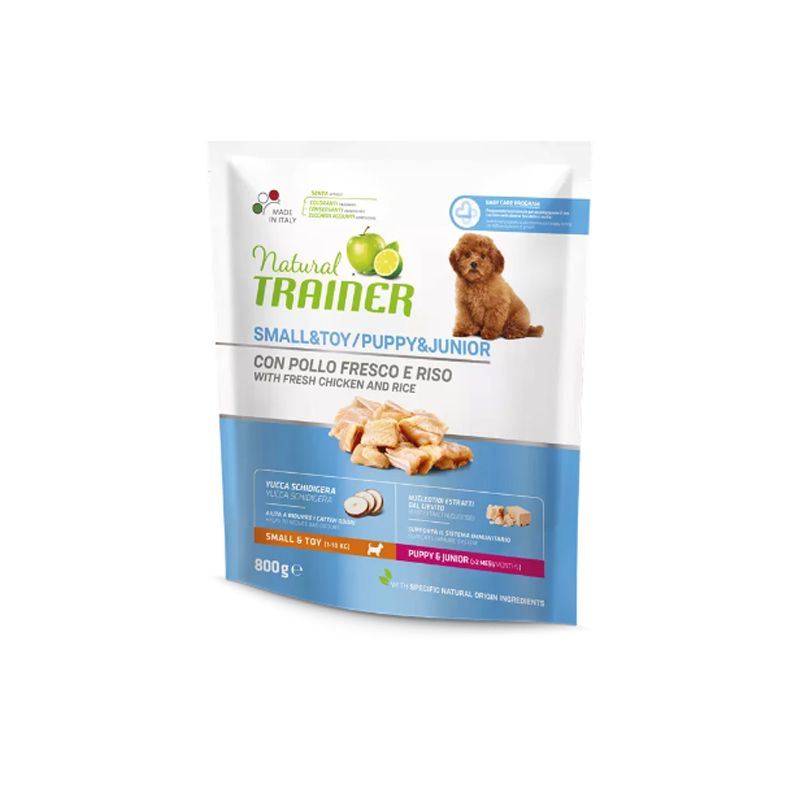 Трейнер Natural Super Premium Puppy&Junior Mini для цуценят дрібних порід, 0.8 кг thumbnail popup
