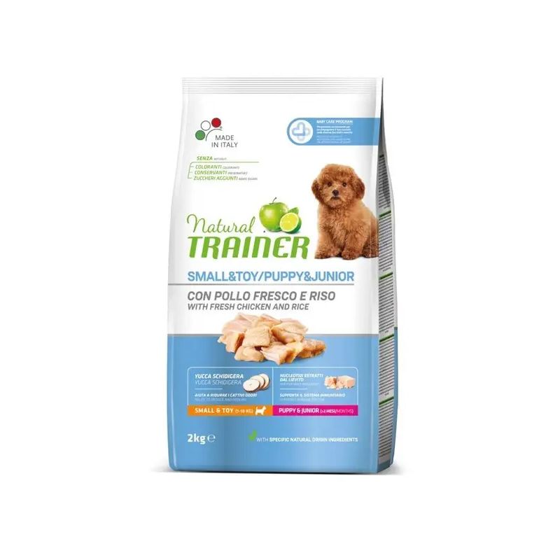 Трейнер Natural Super Premium Puppy&Junior Mini для цуценят дрібних порід, 2 кг thumbnail popup