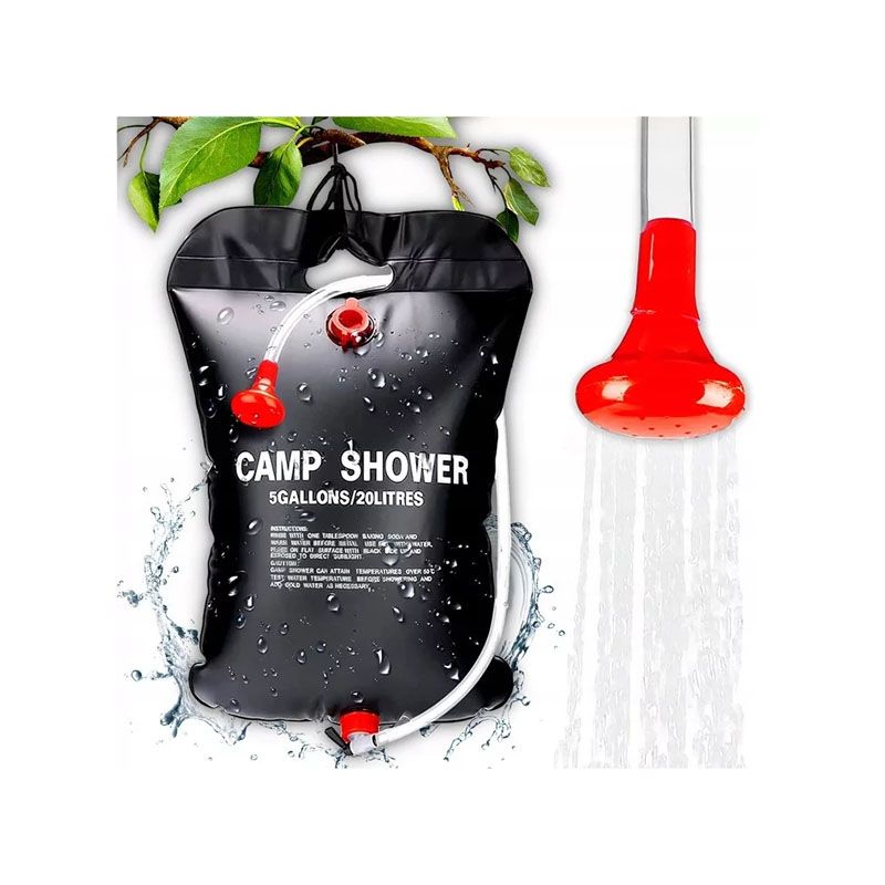 Туристичний, кемпінговий, похідний душ 20L Camp Shower (S126S black) thumbnail popup