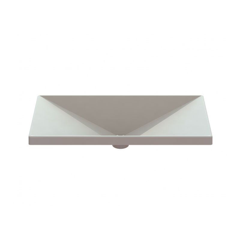 Умивальник «Вега» Білий А100, прямокутний, литий мармур (115) thumbnail popup