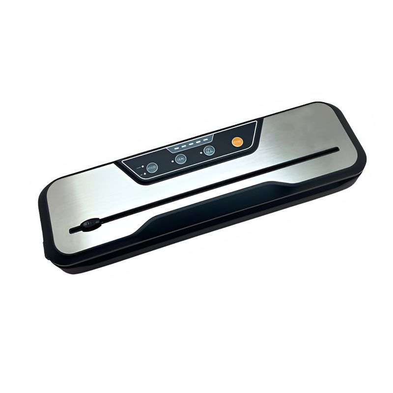 Вакууматор Wi-simple 6612 із вбудованим ножем для пакетів, металік
 thumbnail popup
