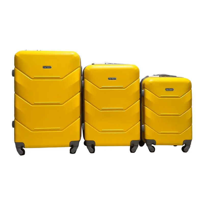 Валіза Carbon 147C Жовтий Комплект валіз thumbnail popup