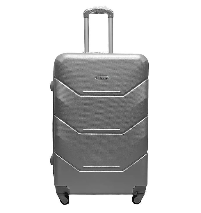 Валіза Carbon 147C Комплект валіз Срібний thumbnail popup