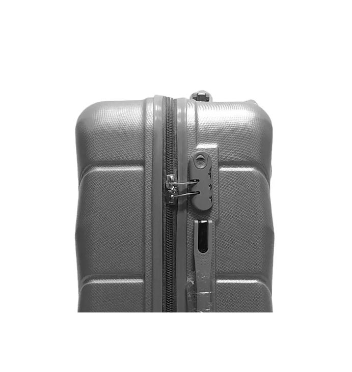 Валіза Carbon 147C Комплект валіз Срібний thumbnail popup