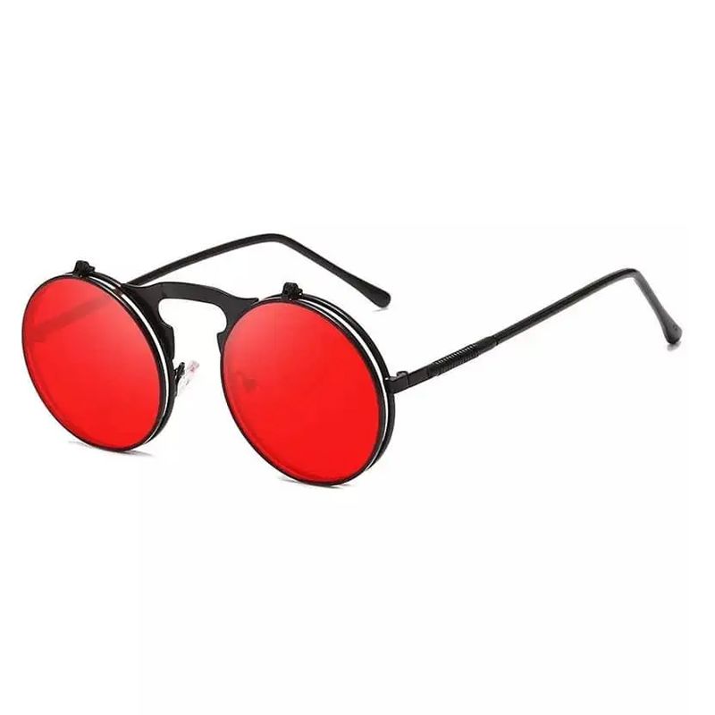 Вінтажні окуляри стімпанк, з подвійними лінзами thumbnail popup