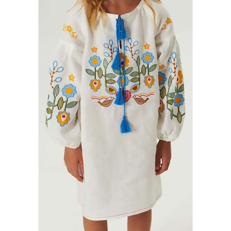 Вишита сукня Ukrglamour для дівчинки Любіть Україну 1, 152 (UKR-0238) thumbnail popup