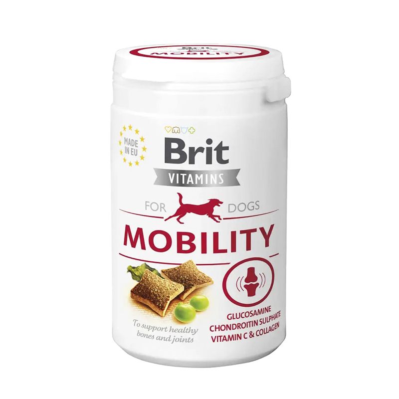 Вітаміни для собак Brit Vitamins Mobility, для суглобів, 150 г thumbnail popup