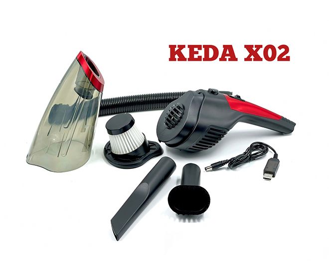 Пилосос Keda X02 автомобільний, бездротовий - 14748 thumbnail popup