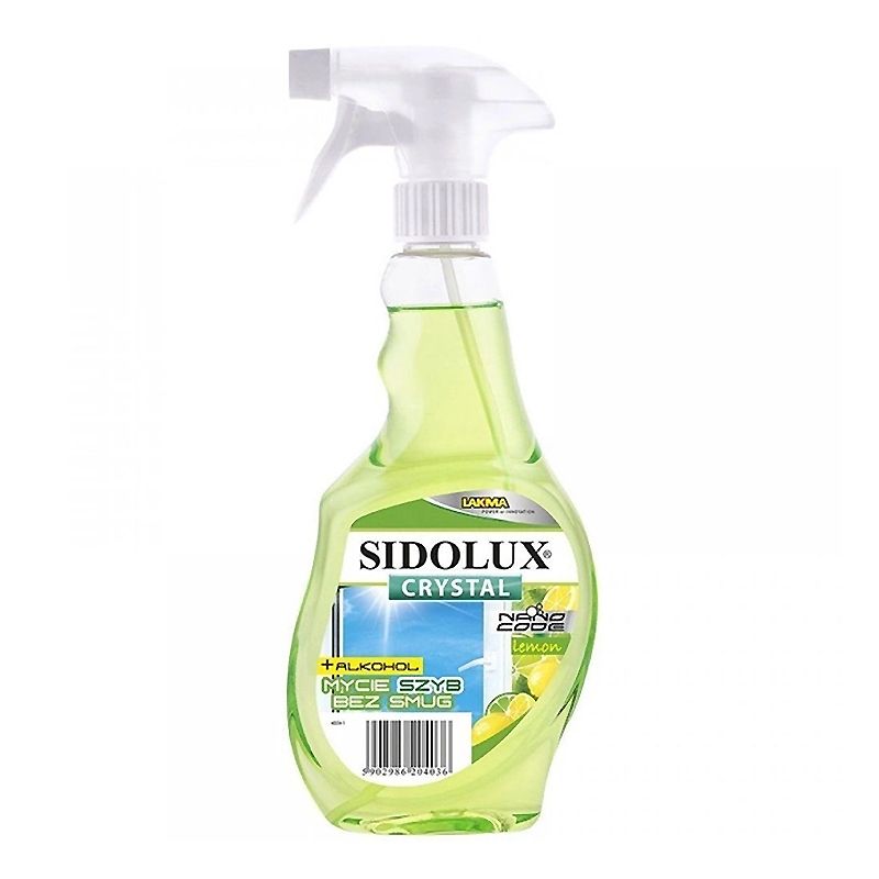 Засіб для миття вікон та скляних поверхонь Лимон (тригер) 0,5 л. (10) SIDOLUX CRYSTAL thumbnail popup