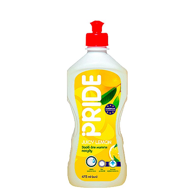 Засіб Pride для миття посуду бальзам лимонна свіжість, 945 мл thumbnail popup